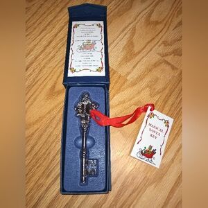 Vintage Boxed Magical Santa Key